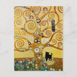 Golden Tree of Life Art – Art Nouveau Klimt Postcard