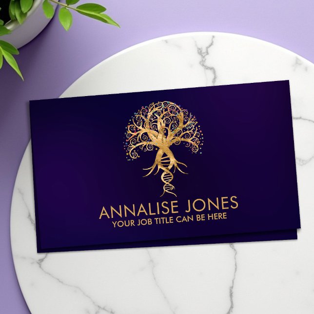 Golden Tree of Life - Evolution Business Card (Creator Uploaded)