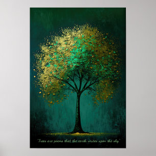 Golden Tree Poster