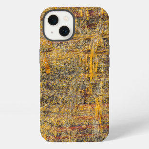 Golden Tree Resin On Rustic Wood iPhone 13 Case