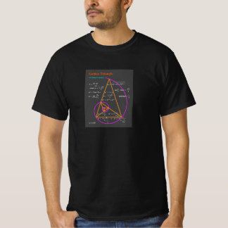Golden Triangle & Fibonacci Numbers T-Shirt