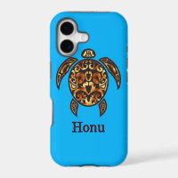 Golden Tribal Hawaiian Sea Turtle Case-Mate iPhone
