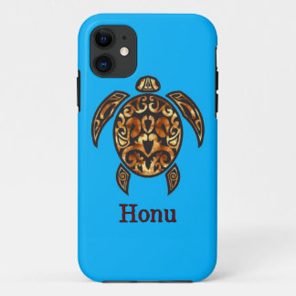 Golden Tribal Hawaiian Sea Turtle Case-Mate iPhone 11 Case