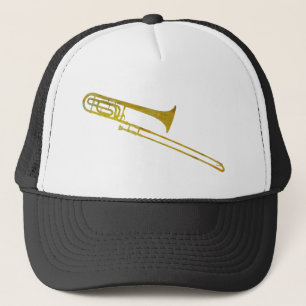 Golden Trombone Trucker Hat