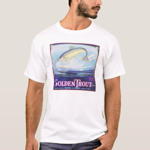 Golden Trout Brand Vintage Label T-Shirt