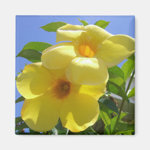 Golden Trumpet Flowers I Magnet
