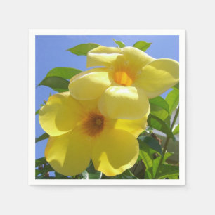 Golden Trumpet Flowers I Napkin