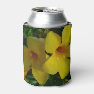 Golden Trumpet Flowers II Tropical Can Cooler