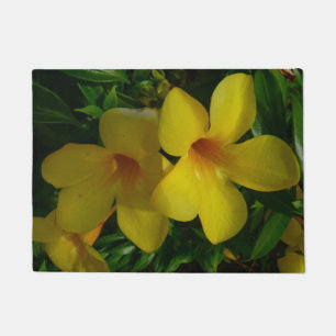 Golden Trumpet Flowers II Tropical Doormat