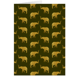 Golden Trumpeting Elephants