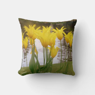 Golden Tulips Lakeside Cushion