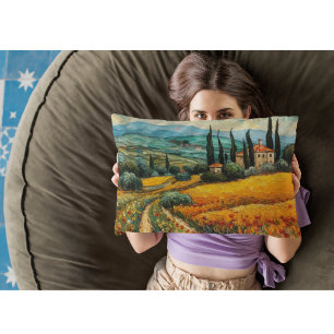 Golden Tuscany Dreams Decorative Cushion