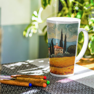 Golden Tuscany Dreams Latte Mug