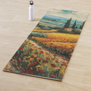 Golden Tuscany Dreams Yoga Mat