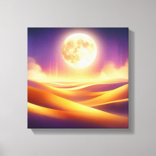 Golden Twilight Dunes Art – Back to School Decor