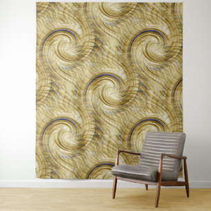 Golden twirls..... tapestry