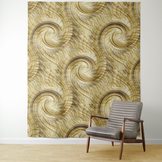 Golden twirls..... tapestry (In Situ)