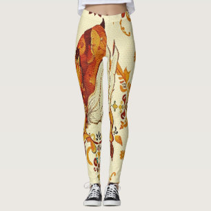 Golden twist  leggings