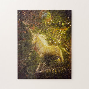 Golden Unicorn Jigsaw Puzzle