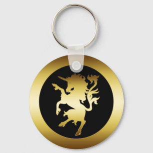 GOLDEN UNICORN KEY RING