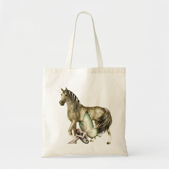 Golden Unicorn & Shy Fairy Bag (Front)