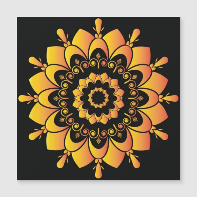 Golden Unique Mandala Design  (Front)