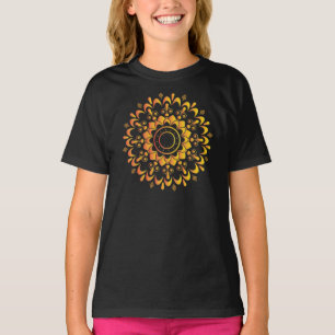 Golden Unique Mandala Design-95747 T-Shirt