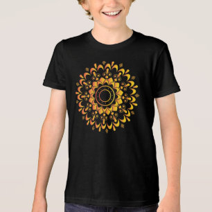 Golden Unique Mandala Design-95747 Tri-Blend Shirt