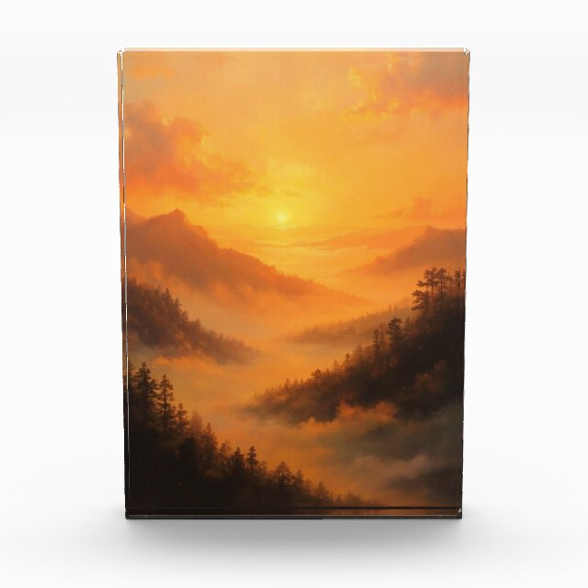 Golden Valley Sunrise Photo Block (Front)