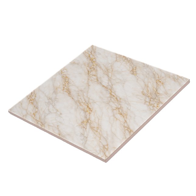 Golden Vein Marble – Luxury Ceramic Tile (Side)