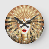 Golden Venice Carnival Party Mask