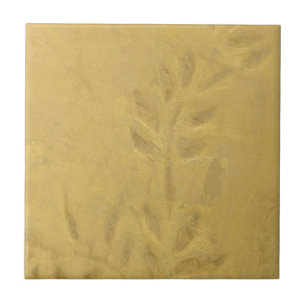 Golden Vine Faux Finish Tile