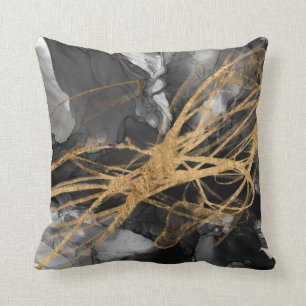 Golden Vortex I Cushion