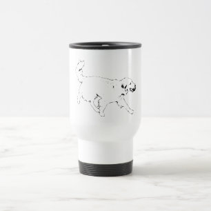 Golden Warm Carry Travel Mug