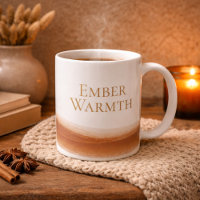 Golden Warmth Swoosh Classic Mug, 11 oz