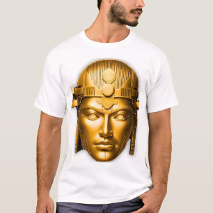 Golden Warrior Face Tee White