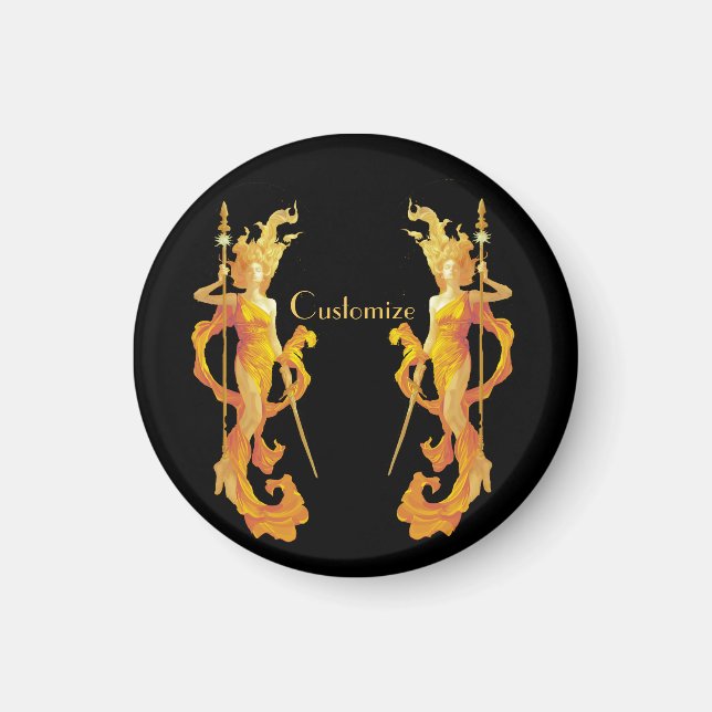 Golden Warrior Goddess Thunder_Cove   Magnet (Front)