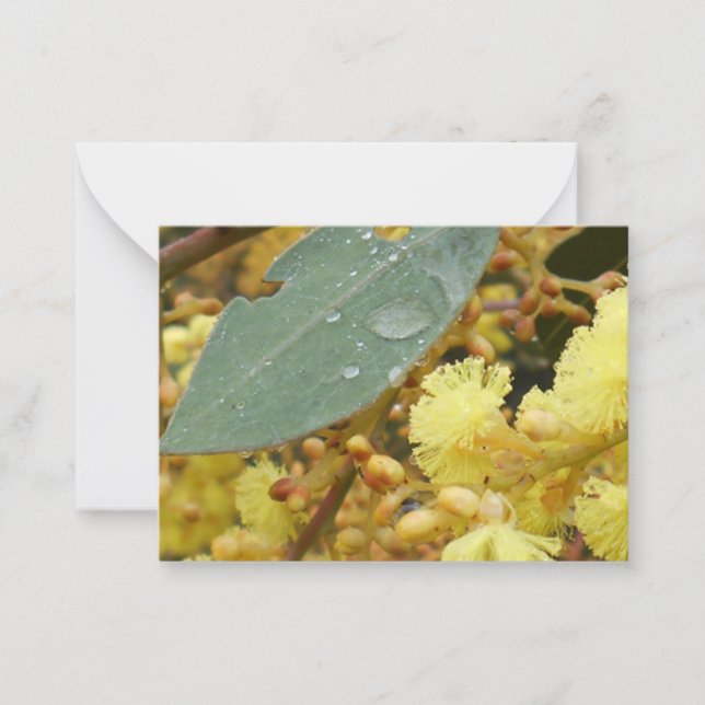 Golden Wattle Note Card (Front)