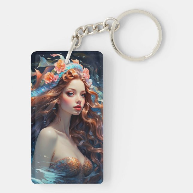 Golden waves key ring (Back)