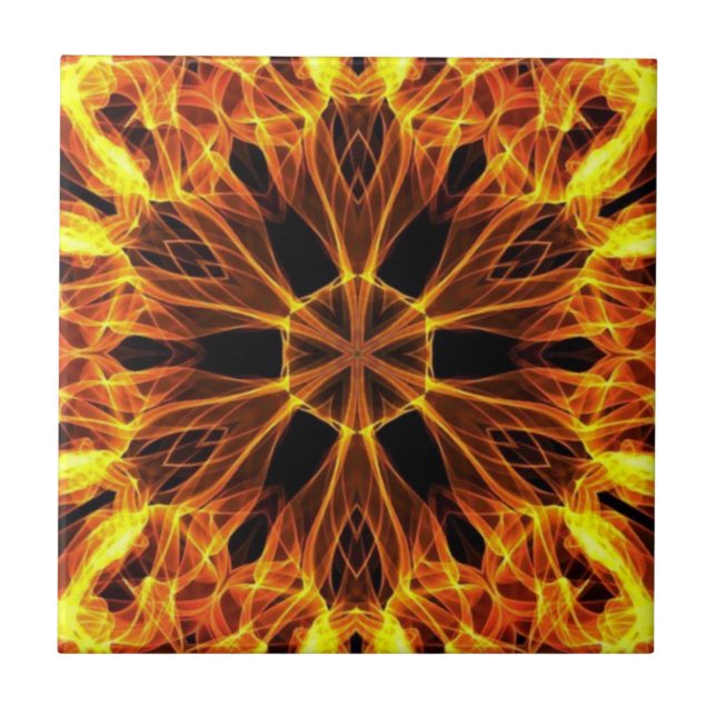  Golden Web A ~ Out Of The Crucible ~  Tile (Front)