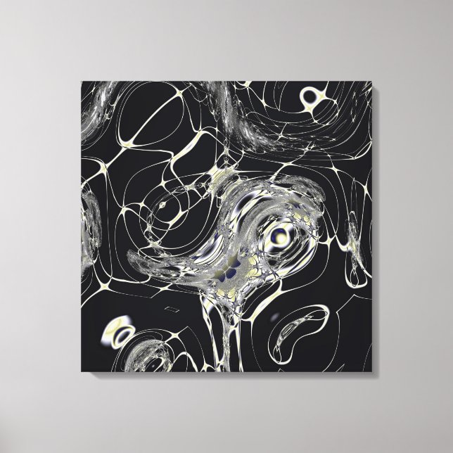 Golden Web Canvas Print (Front)