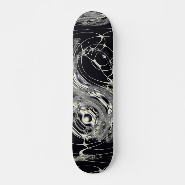 Golden Web Skateboard (Front)