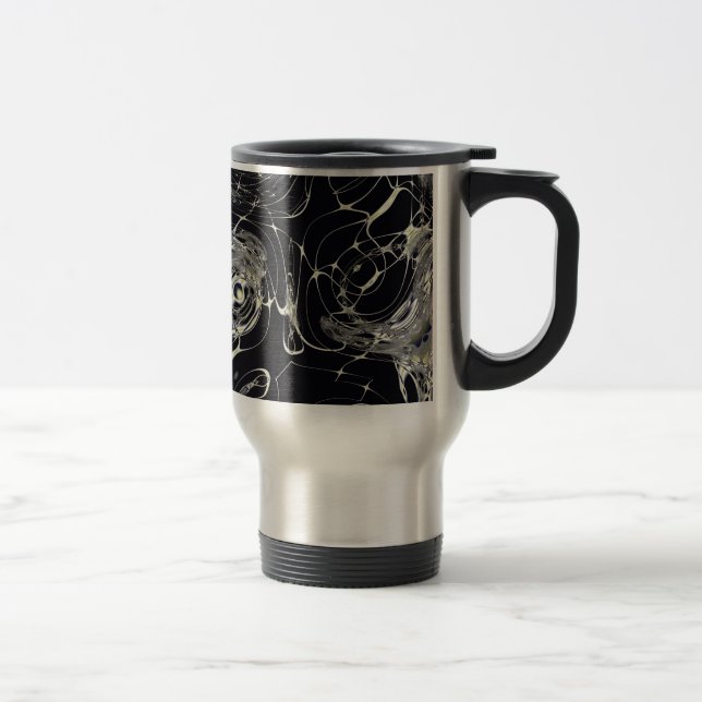 Golden Web Travel Mug (Right)
