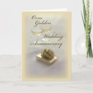 Golden Wedding Anniversary Card