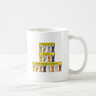Golden Wedding Anniversary Congratulations Coffee Mug