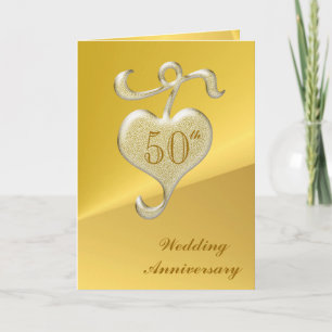 Golden Wedding Anniversary Invitation