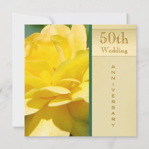 Golden Wedding Anniversary Invitation