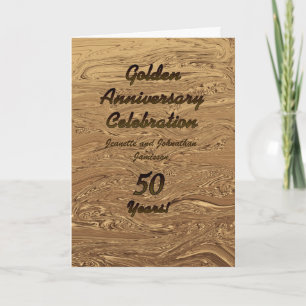 Golden Wedding Anniversary  Invitation 50 Years