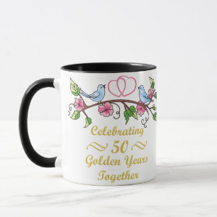 Golden Wedding Anniversary Mug
