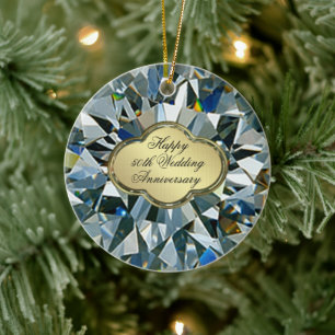 Golden Wedding Anniversary Ornament